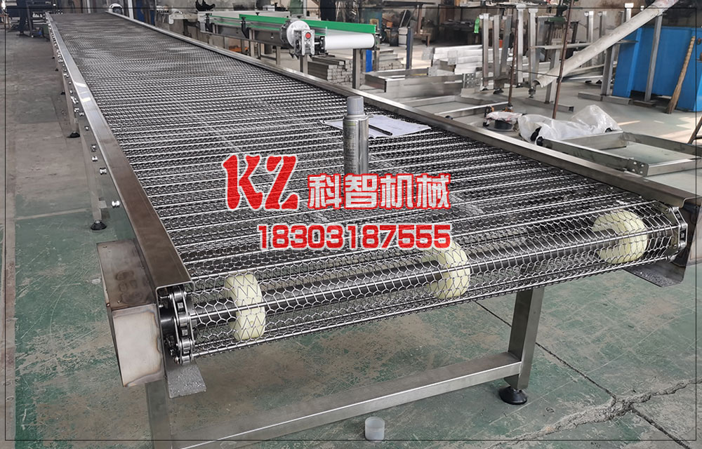 丸子生產(chǎn)線轉(zhuǎn)彎網(wǎng)鏈輸送機(jī)保養(yǎng)檢查